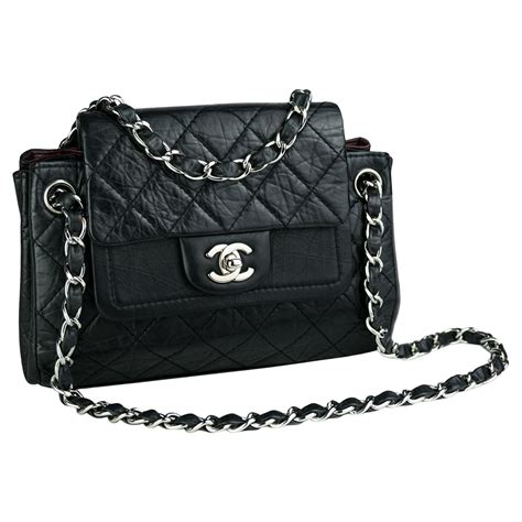 chanel black aged calfskin|chanel calfskin leather handbags.